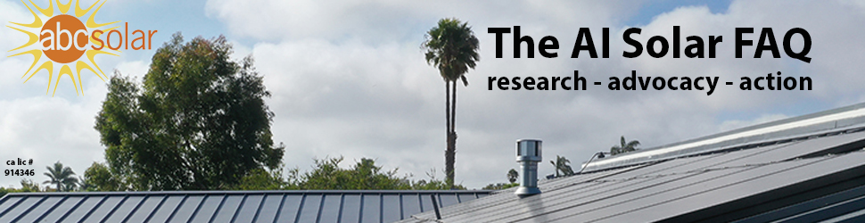 The AI Solar FAQ for research, advocacy and action.